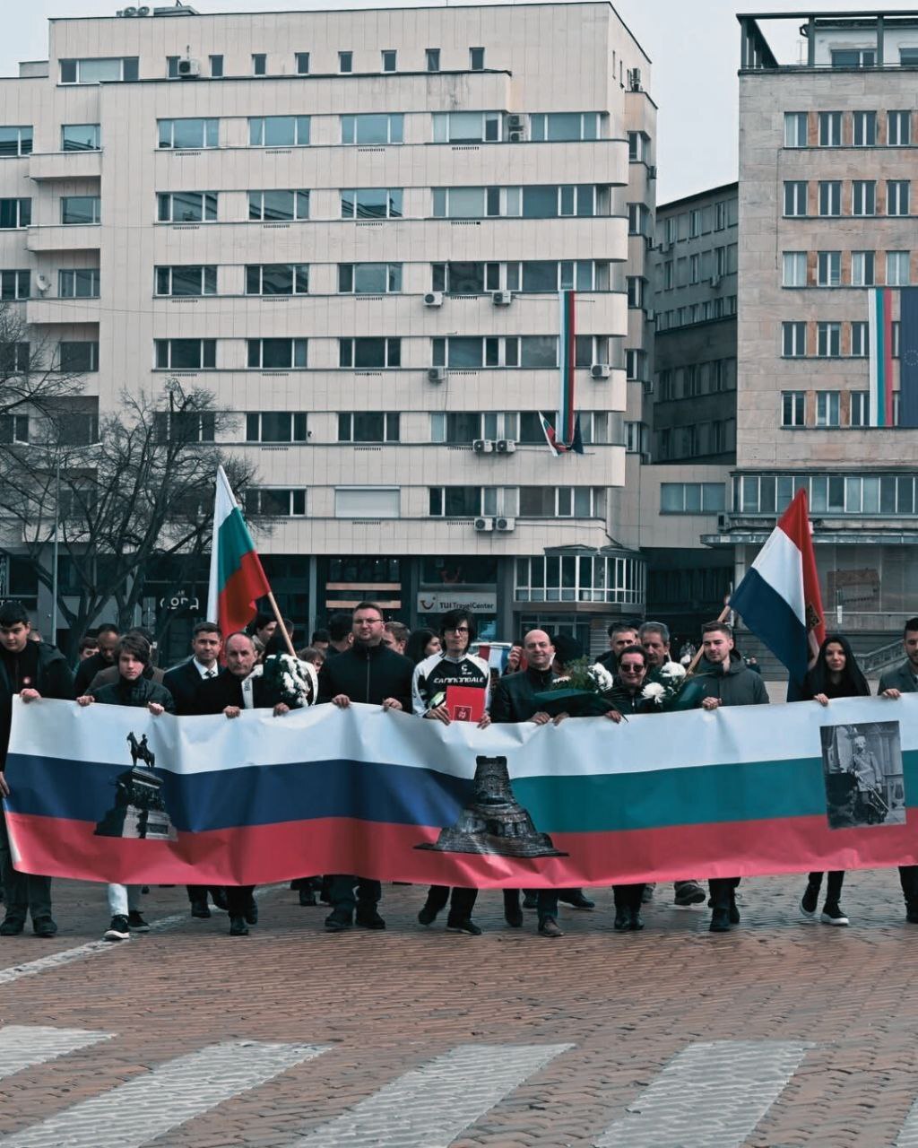 Участие в шествието по случай 3-ти март в София